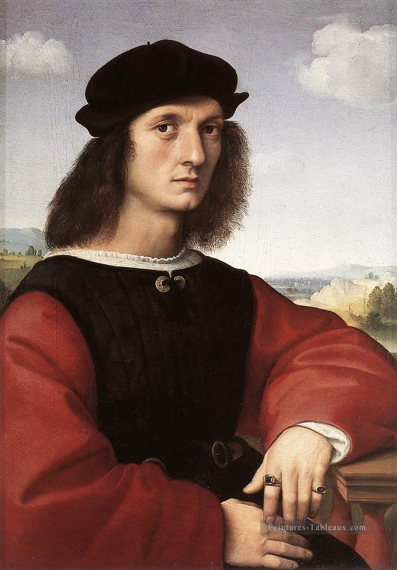 Portrait d’Agnolo Doni Renaissance Raphaël Peintures à l'huile